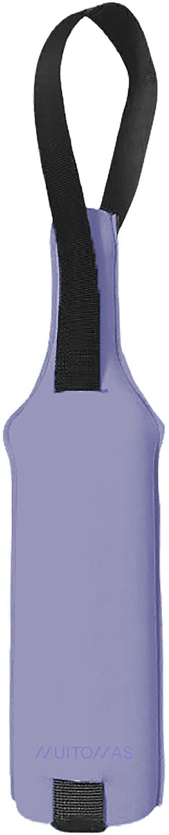 Muitomas flessendraagtas - neopreen – isolerend - stevig duurzaam - violet