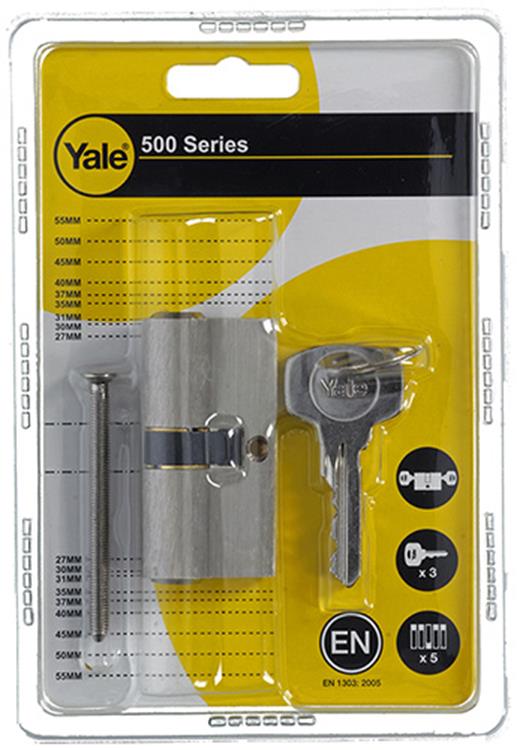 Afbeelding laden in galerijviewer, Yale 1006526 - profielcilinder 0500 met duo functie mv 60mm(30 30 ) | 1 stuks

