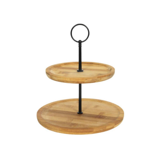 Svenska living bamboe etagere 2-laags