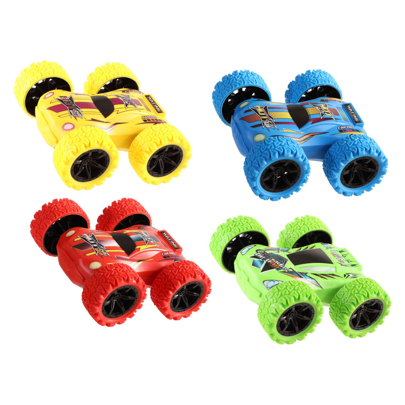 Load image into Gallery viewer, Jono toys omkeerbare stuntauto met frictie, 12cm
