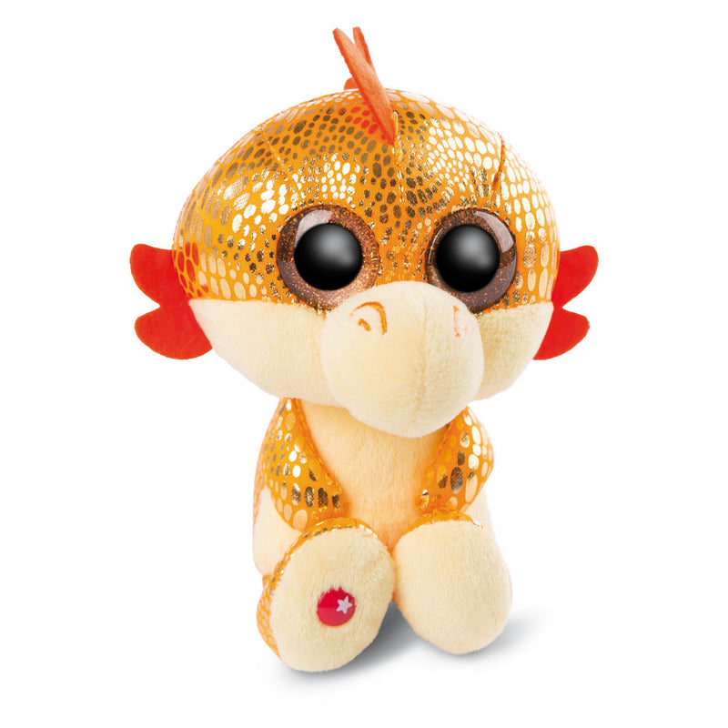 Load image into Gallery viewer, Nici glubschis pluchen knuffel draak oranje yo-yo, 15cm
