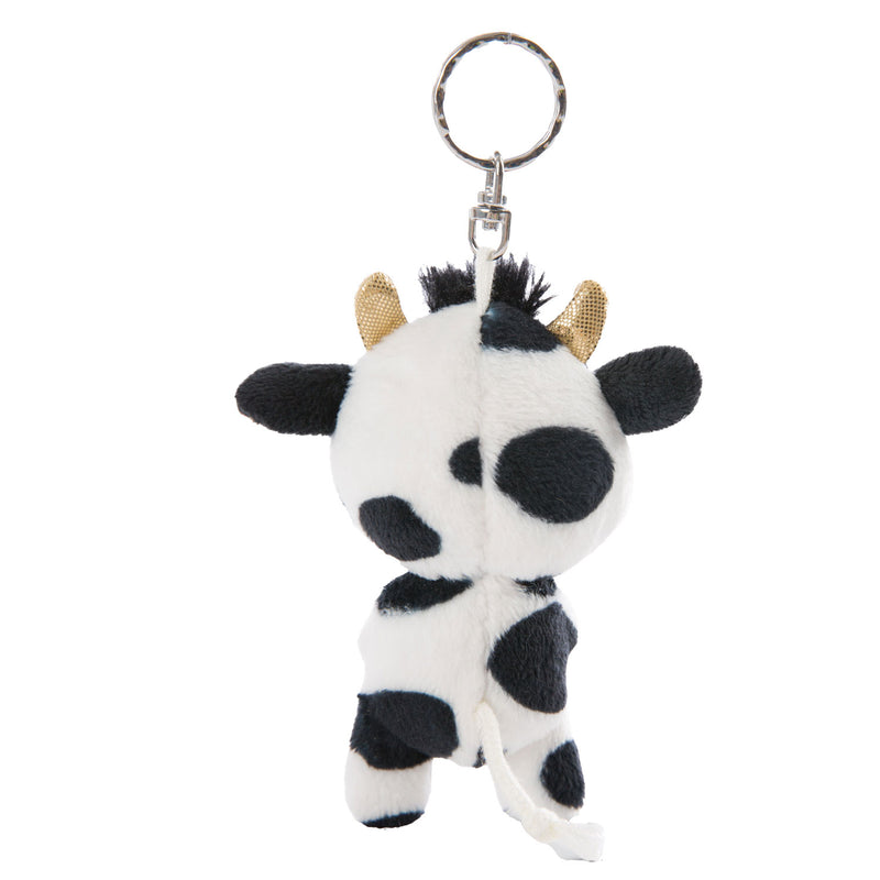 Load image into Gallery viewer, Nici Glubschis Pluchen Sleutelhanger Koe, 9cm
