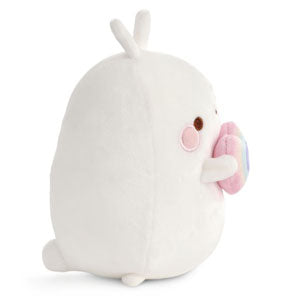 Load image into Gallery viewer, Nici pluchen knuffel molang regenboog met hart in geschenkdoos, 16cm
