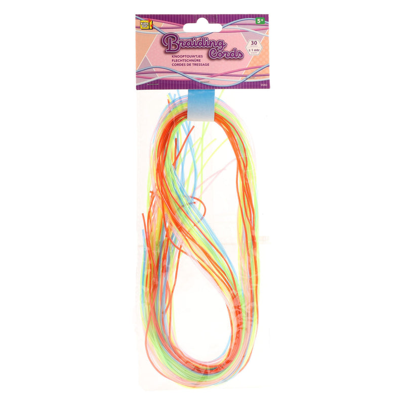 Load image into Gallery viewer, Knooptouwtjes parel kleur zak a 30 stuks
