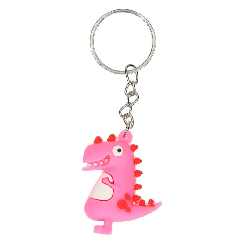 Load image into Gallery viewer, Sleutelhanger dino kleur
