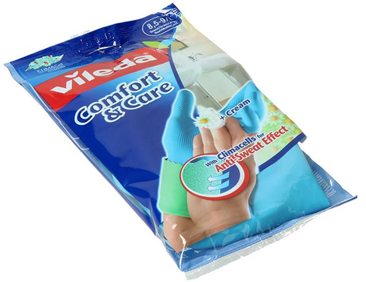 Laden Sie das Bild in Galerie -Viewer, Vileda 1046051 - handschoenen comfort care l | 12 stuks
