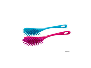 Kitchen tools afwasborstel blauw roze