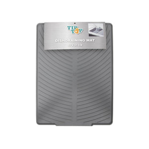 Tiptop afdruipmat 44x31cm grijs kunststof