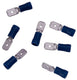 Dresselhaus platte stekker blade terminal, insulated 6.3x0.8mm 1.5-2.5 qmm