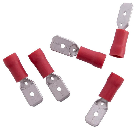 Dresselhaus flachstecker blade terminal, insulated 6.3x0.8mm 0.25-1.0 qmm