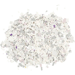 Terrazzo vlokken, lichtgrijs, 90 gr 1 doosje