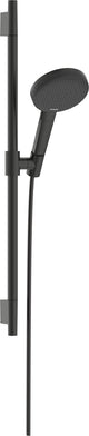 Hansgrohe raindance alive select s - doucheset - ecosmart waterbesparend - select-knop bediening - 125mm maat - 3 straalfuncties - brushed black chrome