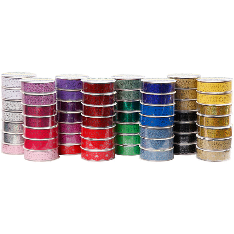Load image into Gallery viewer, Https: www.cchobby.nl lace-tape-set-b-15-mm-diverse-kleuren-56x3-m-1-doos

