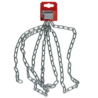 Mack 1004995 - ketting schakel kort din5685-2ø 3mm l 16mm 2m wwl 40 kg | 5 stuks