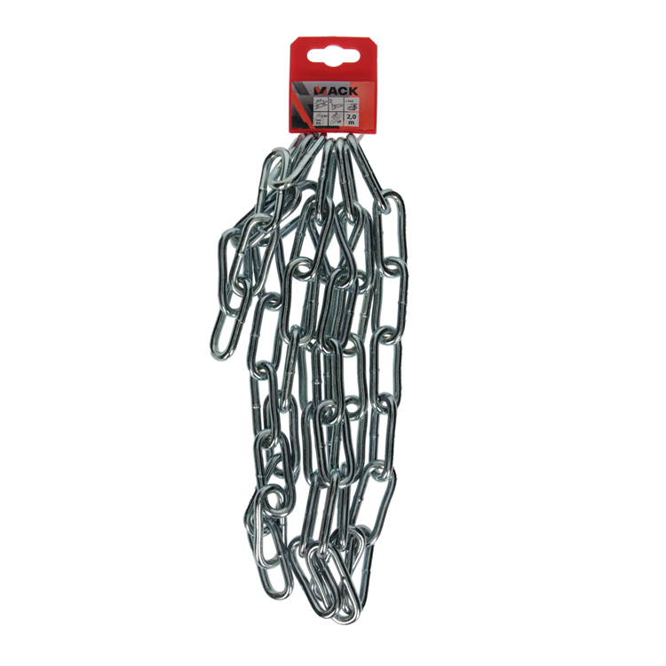 Afbeelding laden in galerijviewer, Mack 1005002 - ketting schakel lang din5685-1ø 6mm l 42mm 2m wwl 160 kg | 5 stuks
