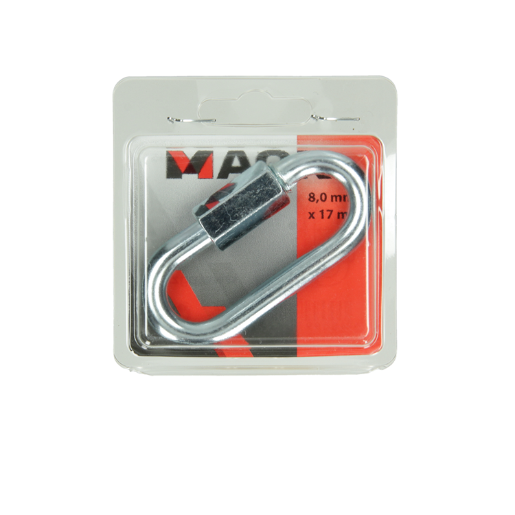 Laden Sie das Bild in Galerie -Viewer, Mack 1006845 - 1 loze schakel verzinkt +moer bl 8mm | 5 stuks

