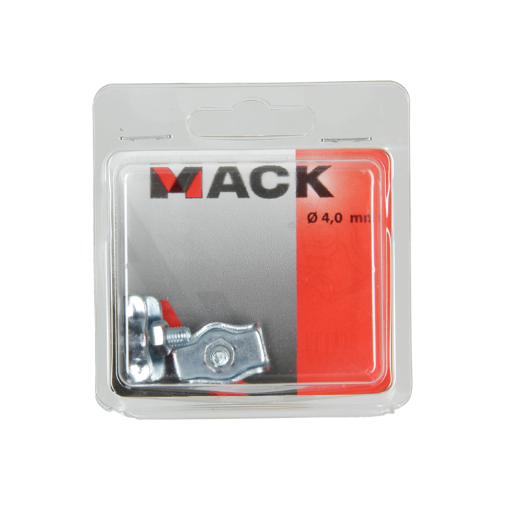 Laden Sie das Bild in Galerie -Viewer, Mack 1006863 - 2 staaldraadklemmen simplex verzinkt 4mm bl | 5 stuks
