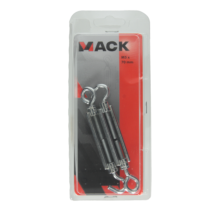 ギャラリービューアに画像をロードする, Mack 1006871 - 2 spanners: oog + haak verzinkt m5x70mm bl | 5 stuks
