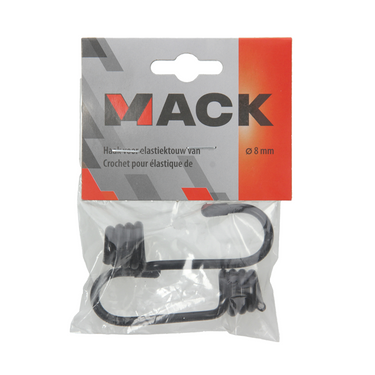 Mack 1006911 - 2 haken voor elastiektouw 8mm | 5 stuks