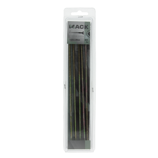 Mack 1006985 - spaanplschrf. vzkop-zelfb geelverzinkt 4st 6 x 200mm | 5 stuks