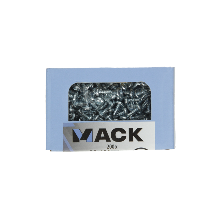 ギャラリービューアに画像をロードする, Mack 1007010 - zelfbor. schroef cyl. kop 200 200 st 3,5x9,5mm | 10 stuks
