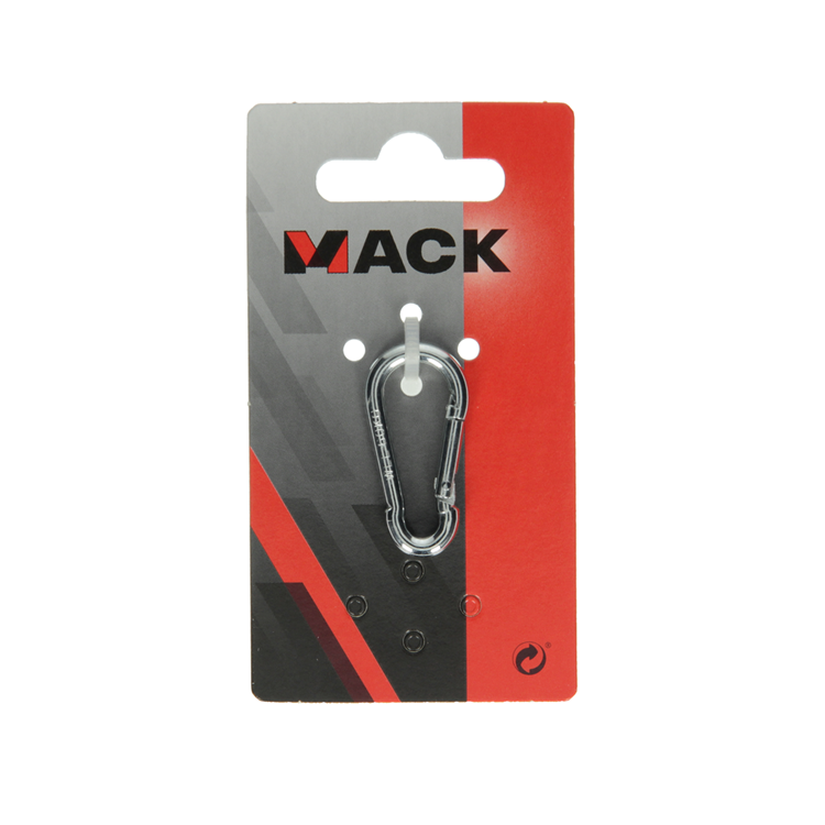 Chargez l'image dans la visionneuse de la galerie, Mack 1008444 - 1 karabijnhaak + veer 4 x 40mm verzinkt | 10 stuks
