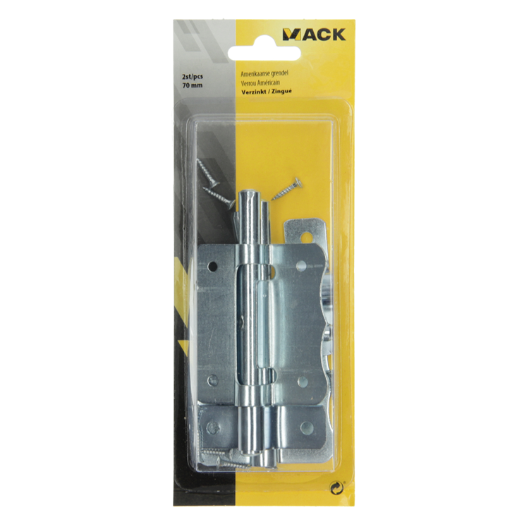 Laden Sie das Bild in Galerie -Viewer, Mack 1015939 - 2 amerikaanse grendels verzinkt a 70 - b 45 mm | 5 stuks

