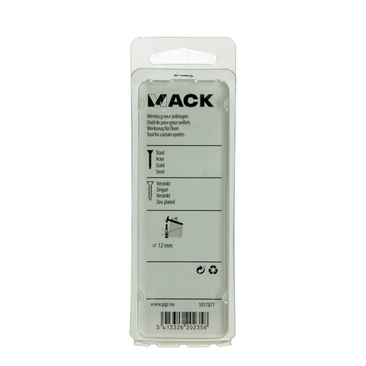 Mack 1017877 - werktuig voor zeilringen staal1 st 12 mm | 5 stuks