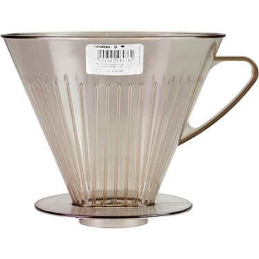 Metaltex koffie opzetfilter nr. 6 kunststof groot met greep