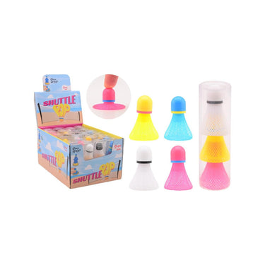 Johntoy badminton ploppers 3 stuks in tube