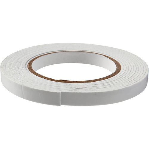 Creativ company 3d foam tape, b: 12 mm, dikte 2 mm, 5 m 1 rol