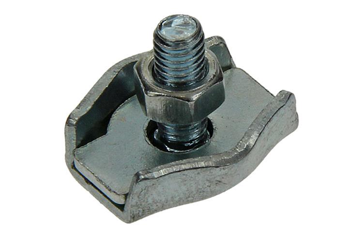Laden Sie das Bild in Galerie -Viewer, Mack 1006863 - 2 staaldraadklemmen simplex verzinkt 4mm bl | 5 stuks
