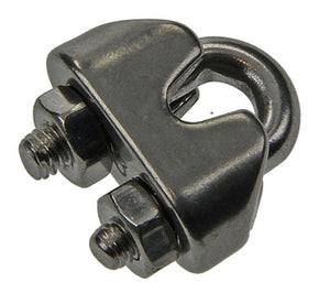 Mack 1006889 - 4 staaldraadklemmen crosby inox 3mm bl | 5 stuks