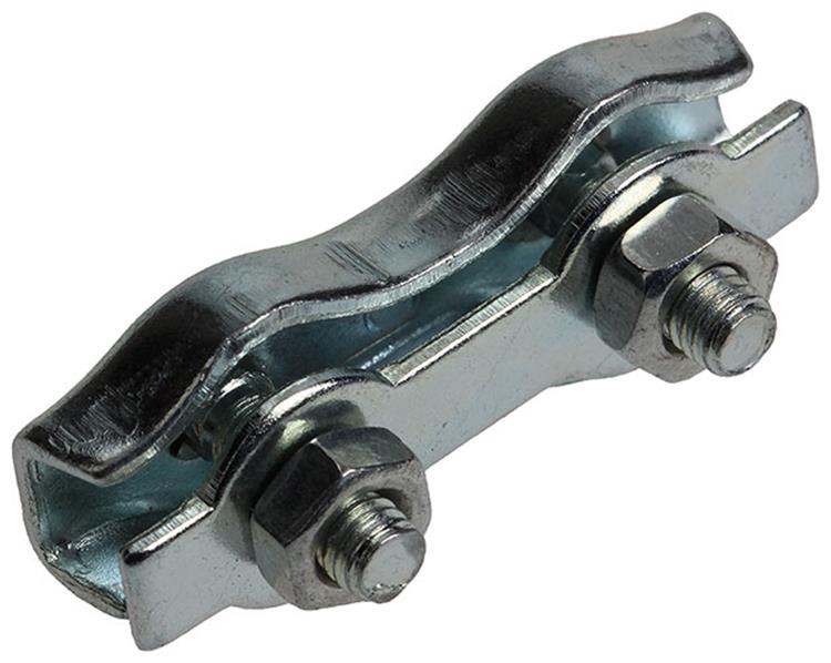 Cargue la imagen en el visor de la galería, Mack 1006900 - 2 staaldraadklemmen duplex verzinkt 2-3mm bl | 5 stuks
