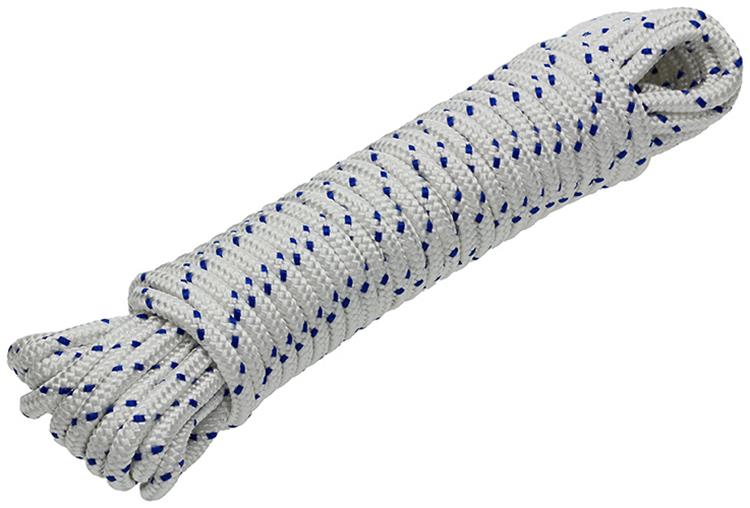 Laden Sie das Bild in Galerie -Viewer, Mack 1006921 - pp gevlochten wit blauw streng6mm 10m | 5 stuks
