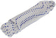 Mack 1006922 - pp gevlochten wit blauw streng8mm 10m | 5 stuks