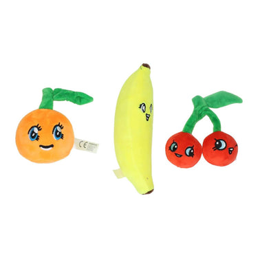 Johntoy slow rise pluchen knijpspeeltje fruit