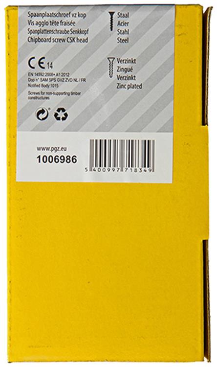 Laden Sie das Bild in Galerie -Viewer, Mack 1006986 - spaanplaatschroef vz kop geelverzinkt 50st 6 x 130mm | 3 stuks
