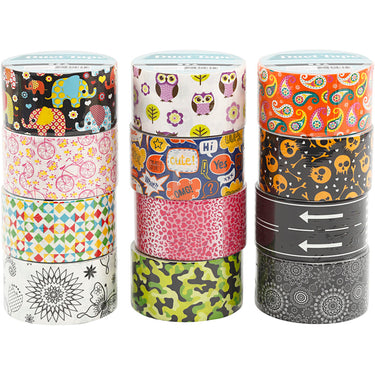 Http: www.cchobby.nl duct-tape-met-patroon-b-48-mm-diverse-kleuren-12x5-m-1-doos