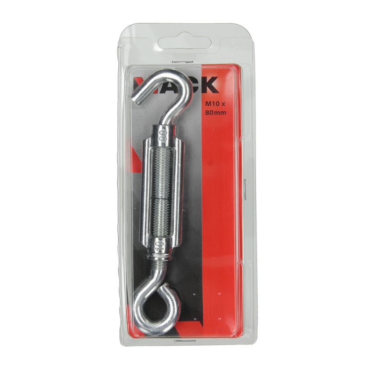 Chargez l'image dans la visionneuse de la galerie, Mack 1006875 - 1 spanner: oog + haak verzinkt m10x80mm bl | 5 stuks
