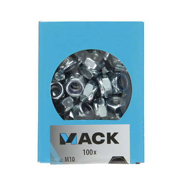 Mack 1007107 - borgmoeren 100 st m10 | 5 stuks