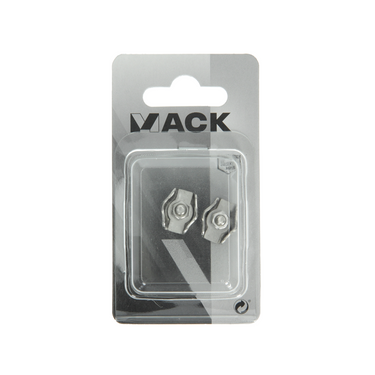 Mack 1008449 - 2 staaldraadklemmen 3mm simplex inox | 10 stuks