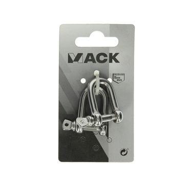 Mack 1008456 - 2 kelven recht 6mm inox | 10 stuks