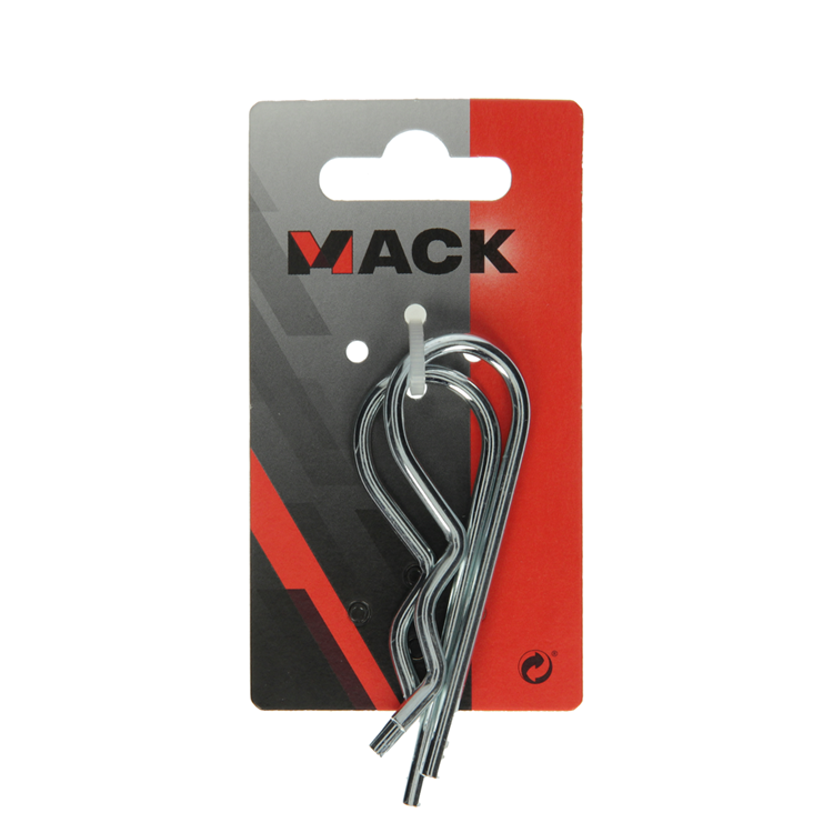 Laden Sie das Bild in Galerie -Viewer, Mack 1008465 - 2 enkele borgveren 4mm verzinkt | 10 stuks
