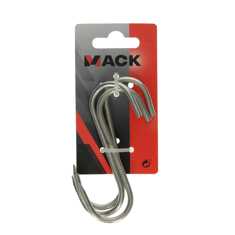 Afbeelding laden in galerijviewer, Mack 1008565 - 3 vertinde vleeshaken 4,4 x 100mm | 10 stuks

