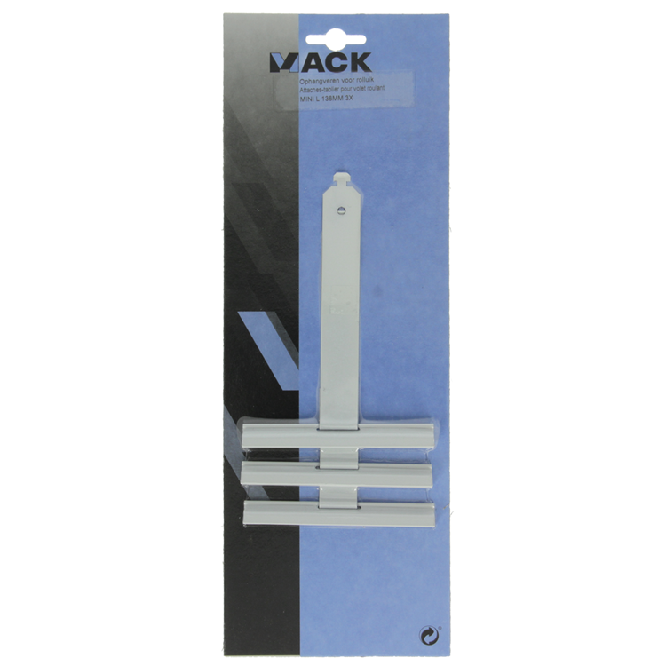 Laden Sie das Bild in Galerie -Viewer, Mack 1010094 - 3 ophangveren vr rolluikmini l 136mm | 5 stuks
