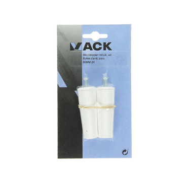 Mack 1010112 - 2 stootdoppen wit 60mm | 10 stuks