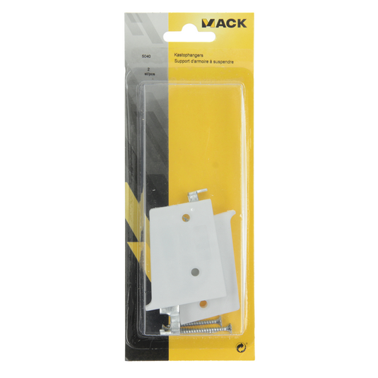 Mack 1015834 - 2 kastophangers wit | 10 stuks