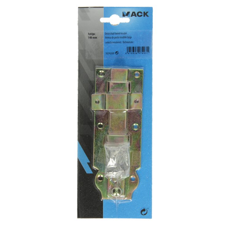Laden Sie das Bild in Galerie -Viewer, Mack 1014281 - veiligheidsschuif voor hangslot, bichromaat 100mm | 5 stuks
