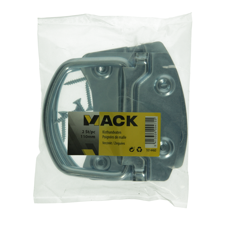 Afbeelding laden in galerijviewer, Mack 1014460 - 2 kisthandvaten verzinkt 110 mm | 5 stuks

